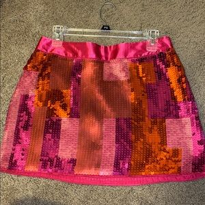 Express design studio sequin skirts